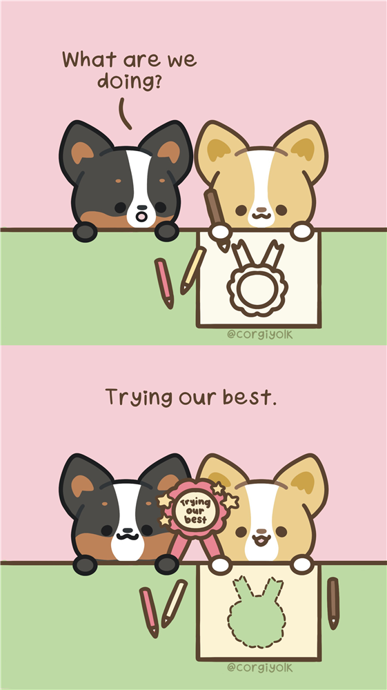 Corgi Bro and Corgiyolk